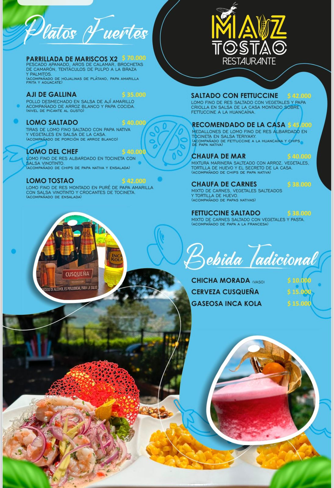 Carta Peruana - Entradas